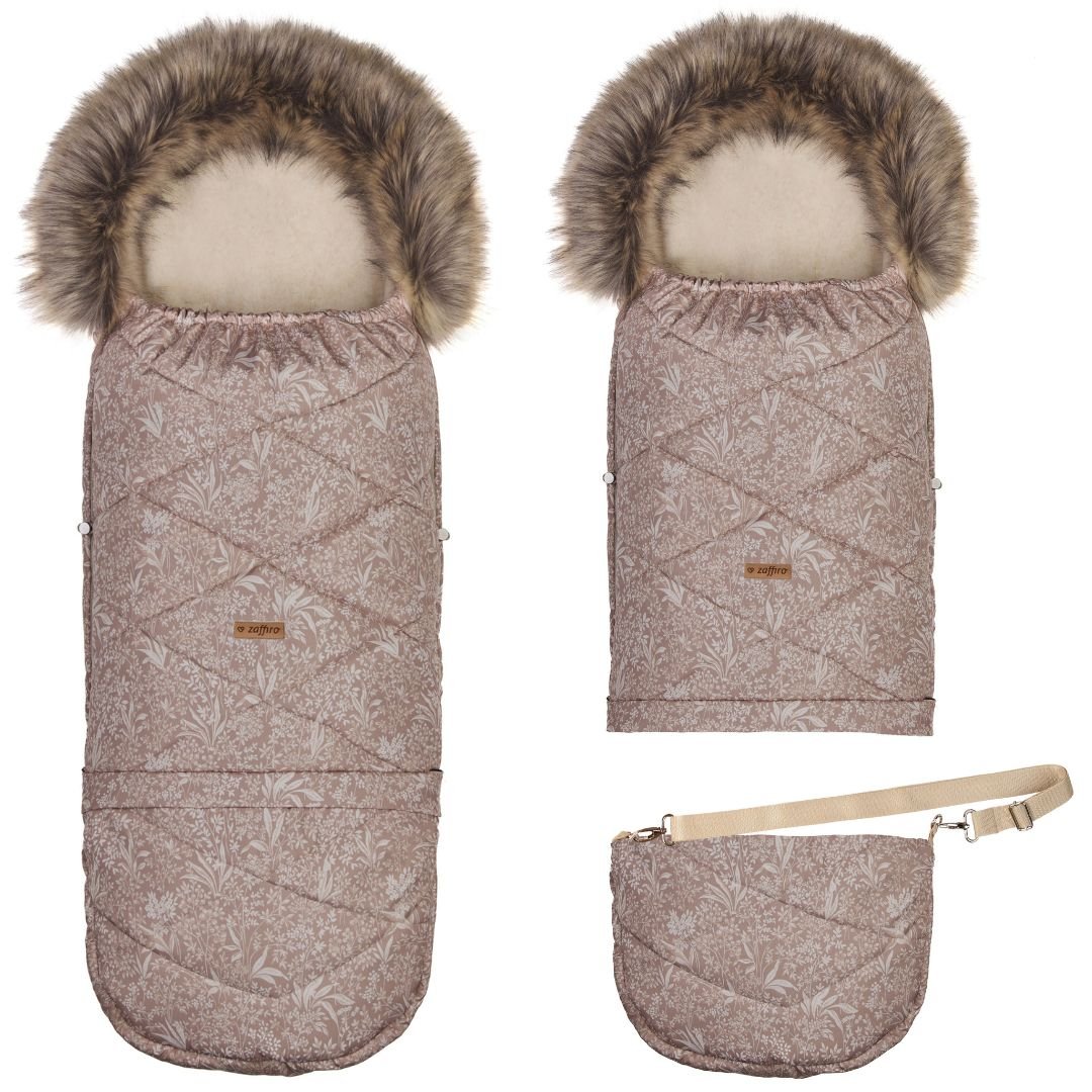 Fur lined footmuff hotsell