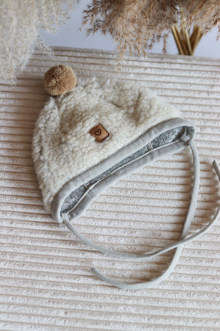 100% Soft Wool Hat Tulip - Bump & Milk