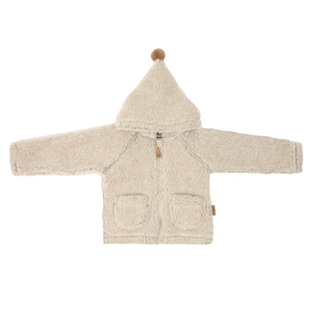 100% Wool Fleece ’Meri’ Jacket - Bump & Milk