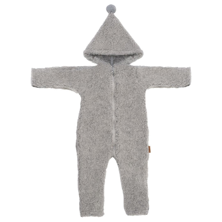 100% Wool Pramsuit - Grey - Bump & Milk