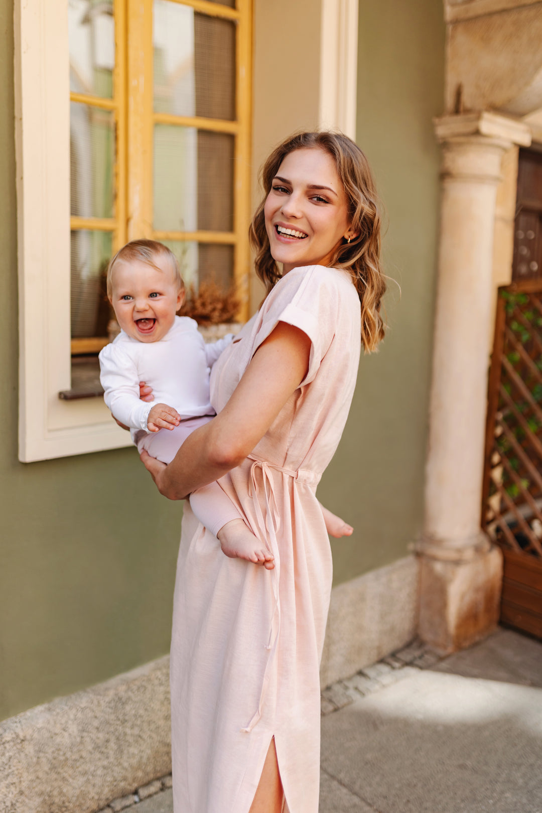 Corduroy Breastfeeding Dress Corduroy Breastfeeding Dress