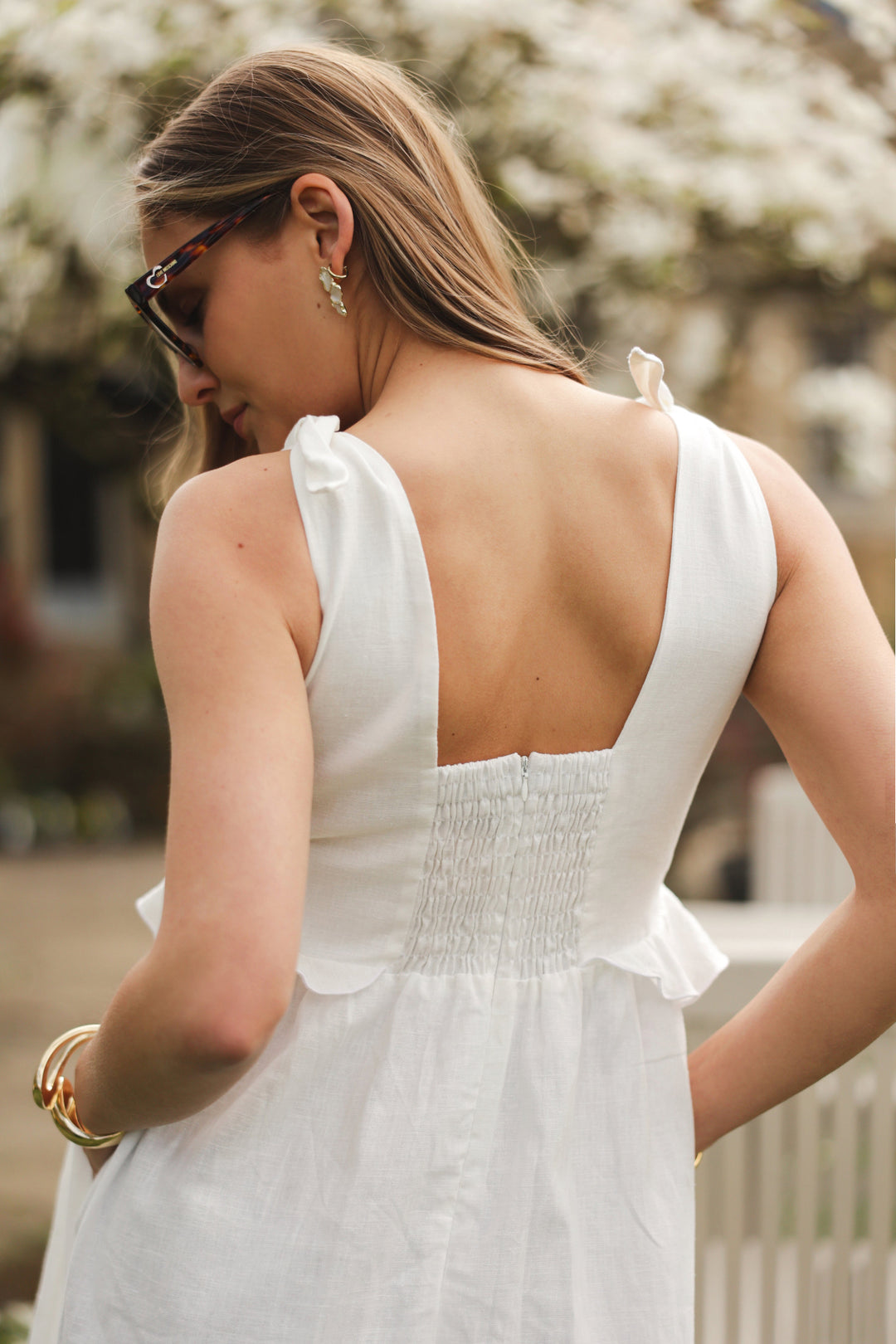 linen breastfeeding dress