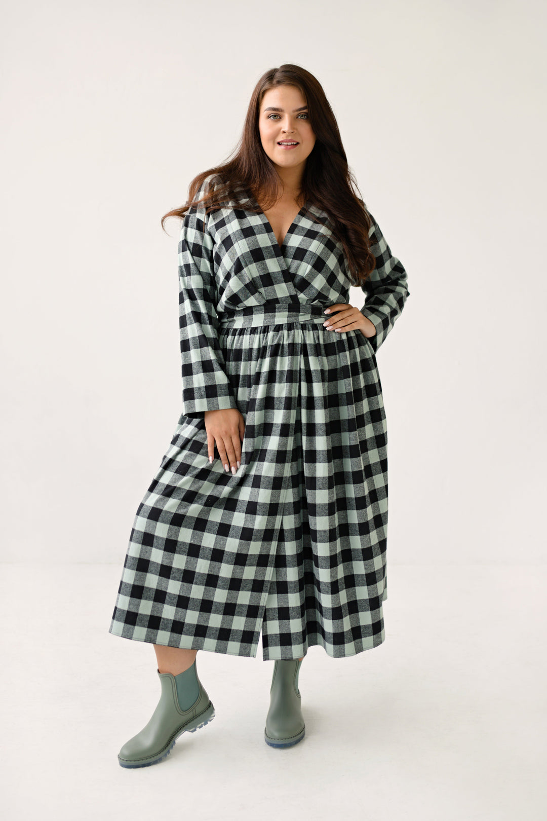 Cara Wrap Dress - Bump & Milk