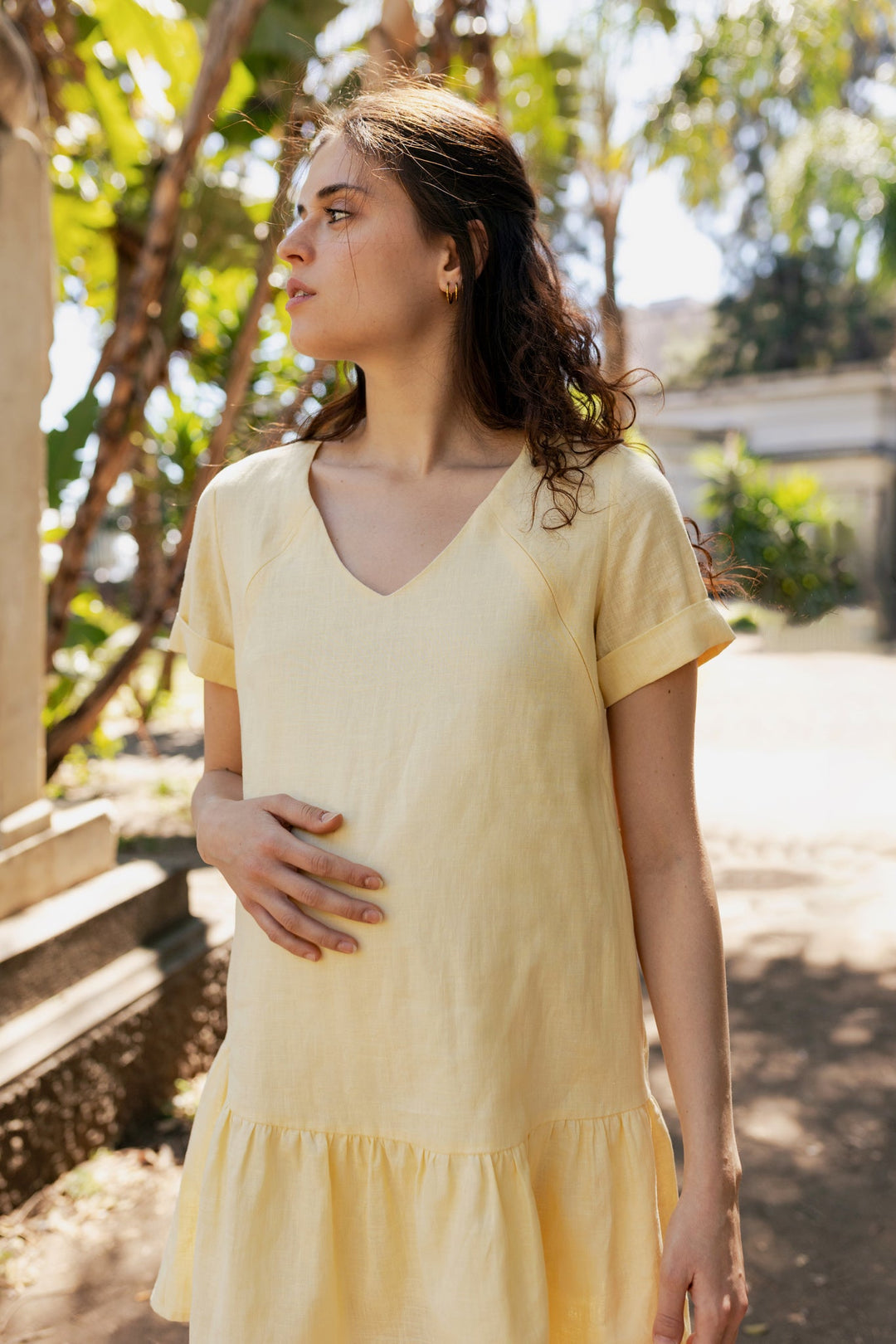 Cataleya Dress Yellow - Bump & Milkdress