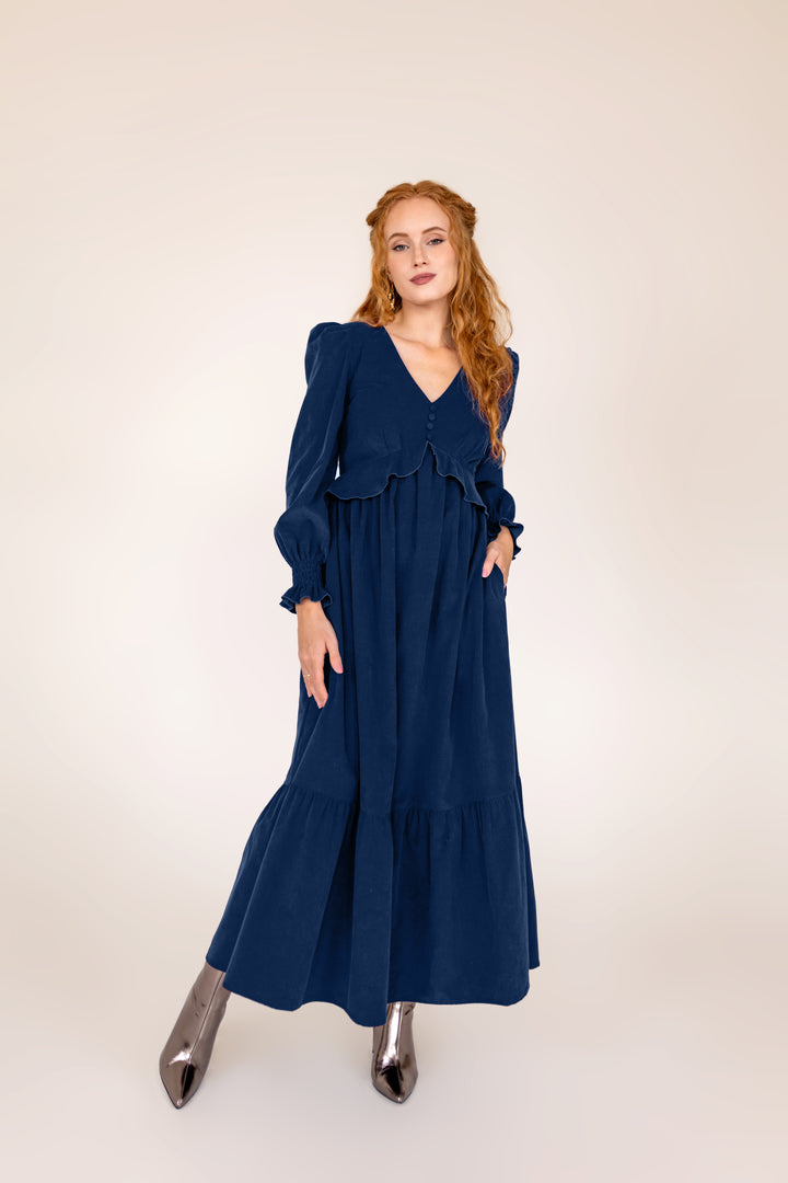 Kensington Dress - Navy Blue