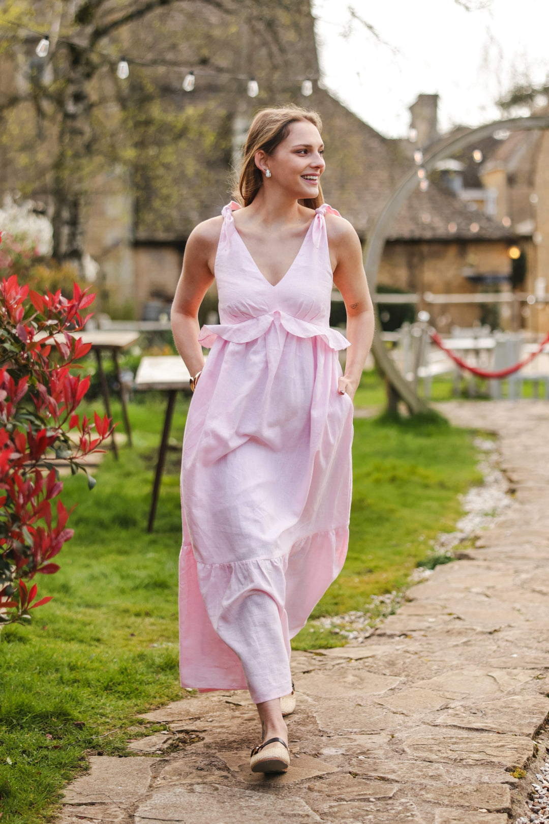 Maternity and Breastfeeding Maxi Linen Dress | Bump & Milk Maternity and Breastfeeding Maxi Linen Dress | Bump & Milk