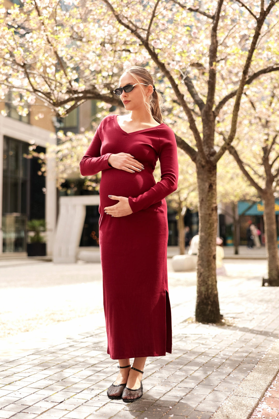 bodycon maternity dress