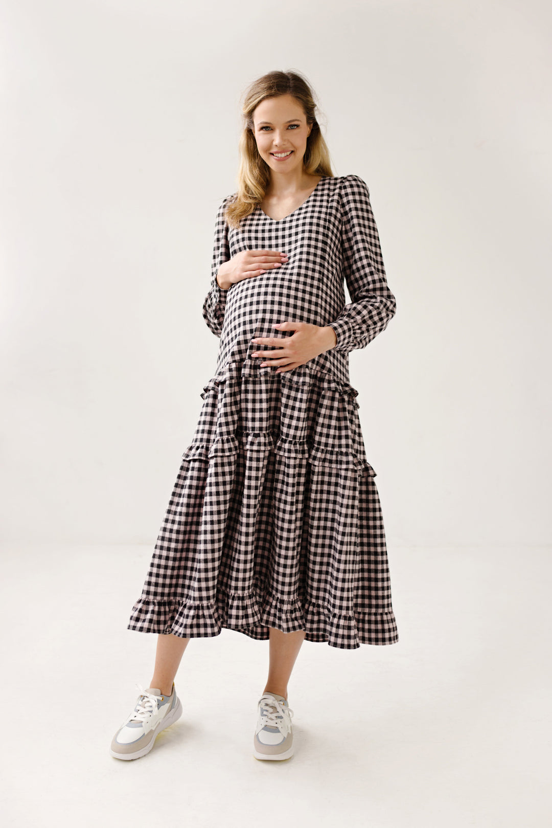 Zoe Dress - Bump & Milk